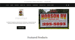 Desktop Screenshot of hobsonrv.com