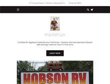 Tablet Screenshot of hobsonrv.com